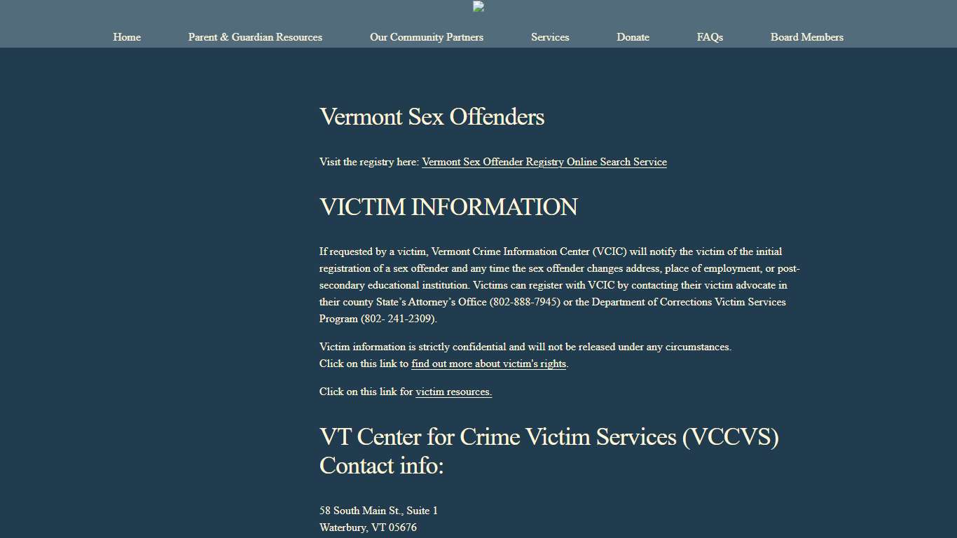 Sex Offender Registry Info | Explore Offender Info Today - Stay Informed — Addison County Unit for Special Investigations